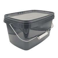 Grey Bucket - 5L - With handle - Recycled Plastic