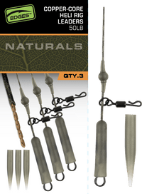 Edges Naturals Copper-Core Heli Rig Leaders