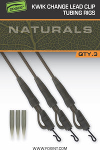 Edges Naturals Kwik Change Lead Clip Tubing Rigs