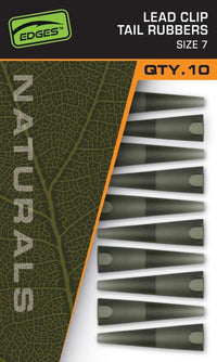Edges Naturals Lead Clip Tail Rubbers