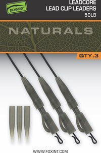 Edges Naturals Leadcore Power Grip Lead Clip Leaders