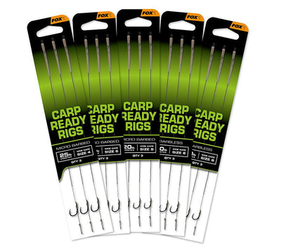FOX EOS - Ready Rigs - Wide Gape - x3 - KarperCentrale