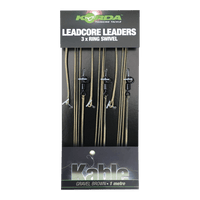 Leadcore Leader - 100cm - Ring Swivel - 3 stuks