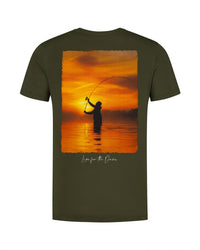 Sunrise Tee - Dark Olive