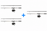 Catch Pro II Carp Combo - 10ft Rod + Reel - 2+1 gratis
