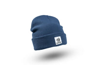 Make It Happen - Badge Beanie Hat - Marine blauw