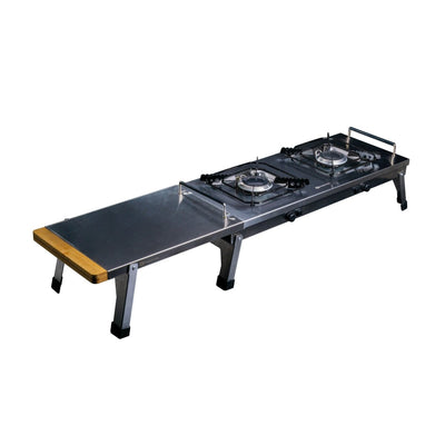 RidgeMonkey Grilla Cookstation - Double Edition - Inklapbaar - Dubbele Brander - KarperCentrale