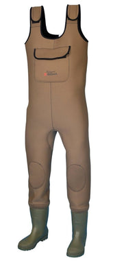 Neoprene Chestwader - Cleated Sole