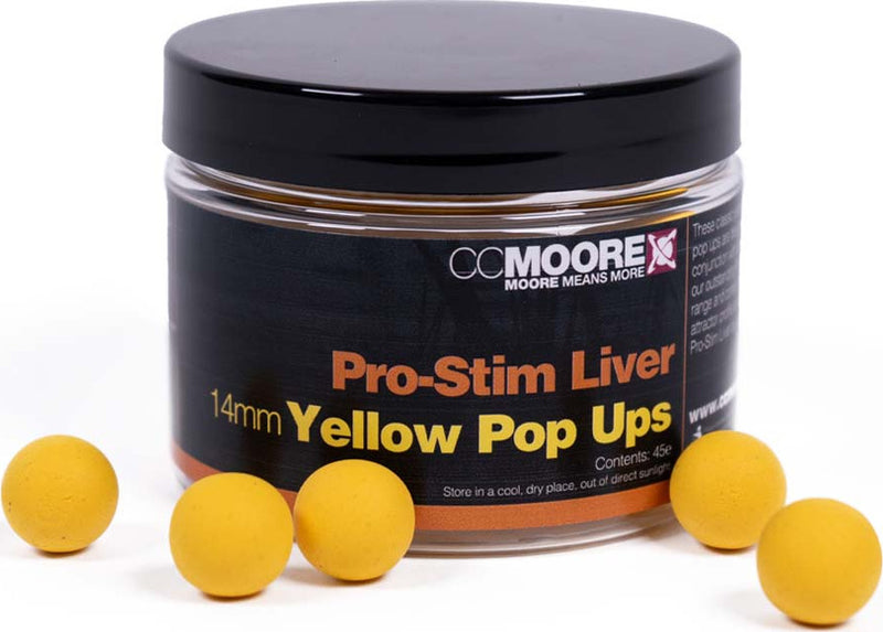 Pro-Stim Liver - Pop-ups - 14mm - Geel