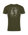Womens Mandala T-Shirt - Dark Olive