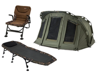 Karper Bundel – Stoel, Bedchair & 2 Man Bivvy