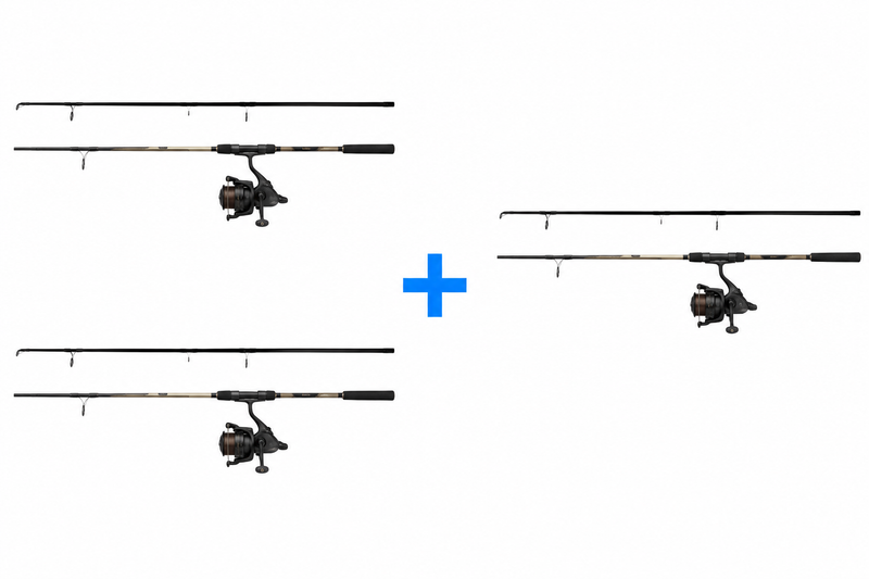 Catch Pro II Carp Combo - 10ft Rod + Reel - 2+1 gratis