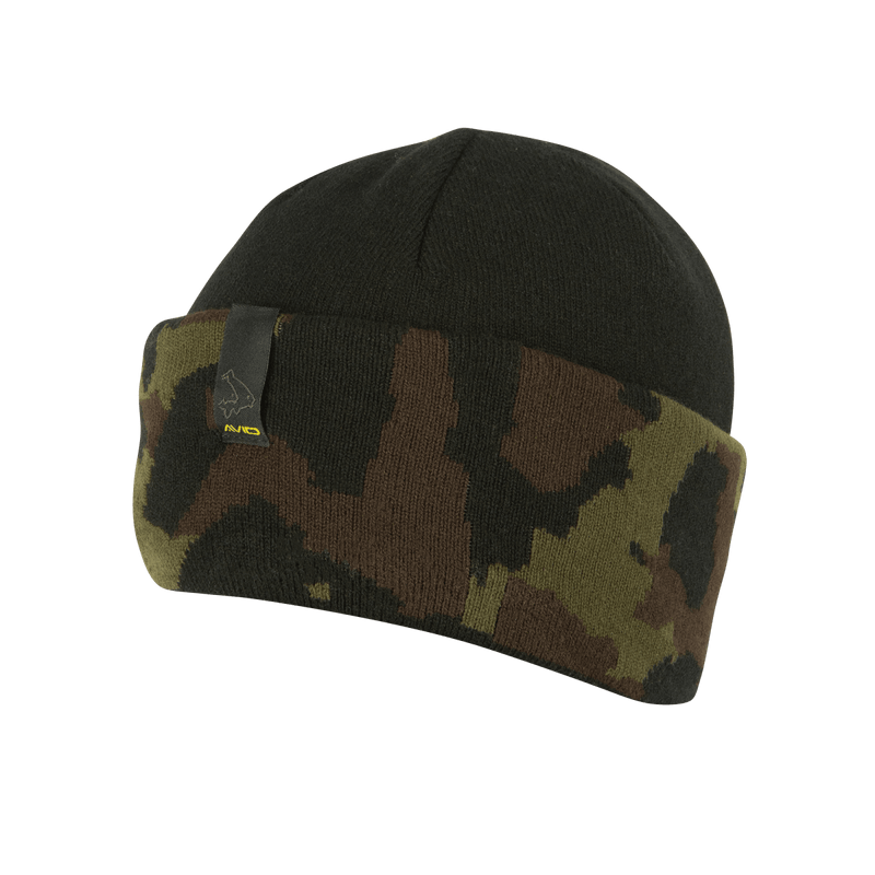 Black and Camo Beanie