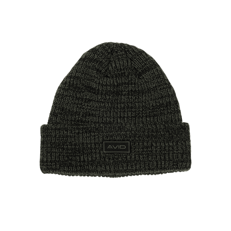 Marl Knit Beanie - Green