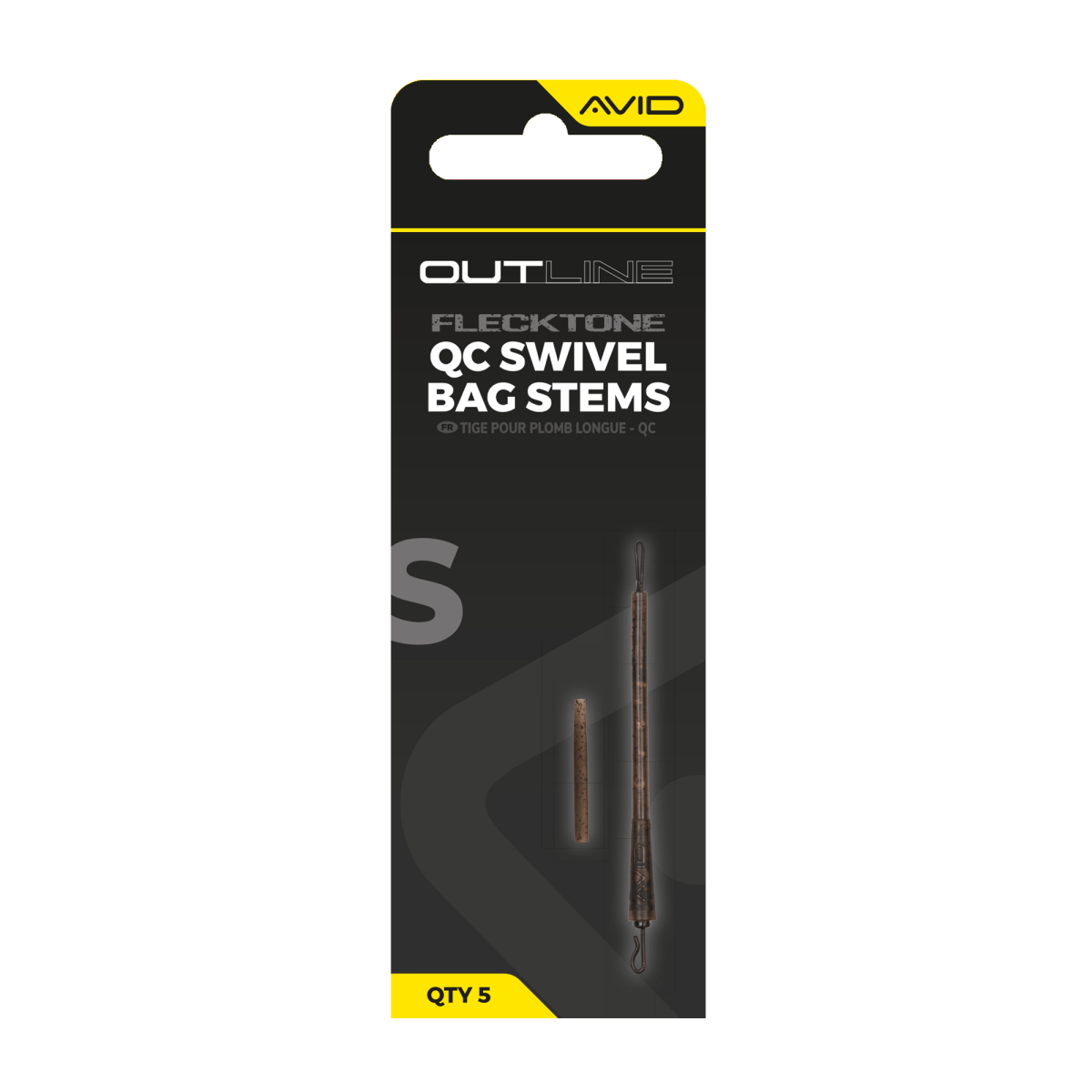 Avid Carp Outline FleckTone - Short Bag Stem - KarperCentrale