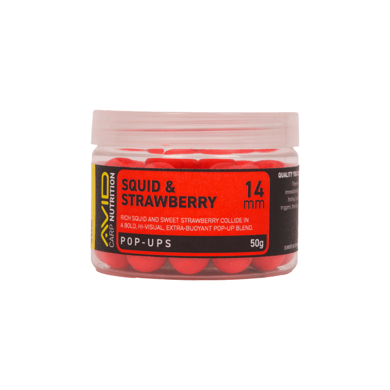 Squid & Strawberry Pop-up - 14mm - Rood