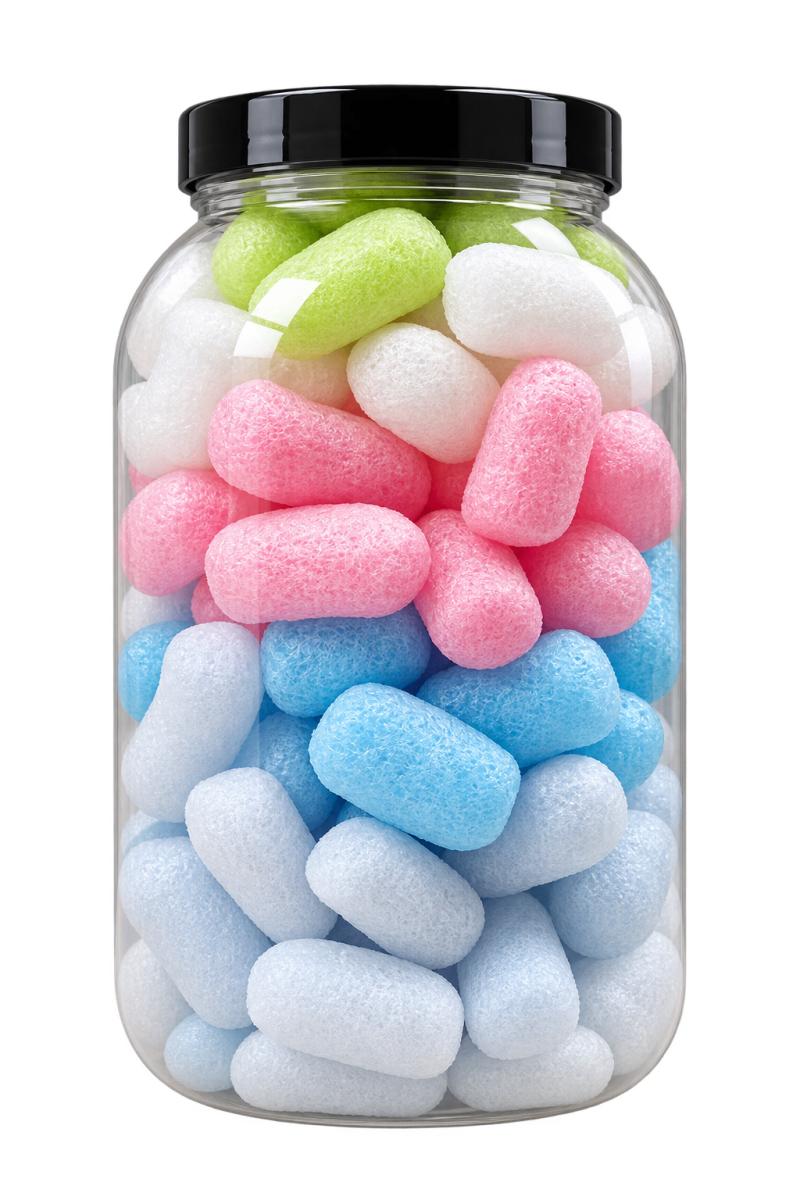 PVA Foam - Multi Colour - Container