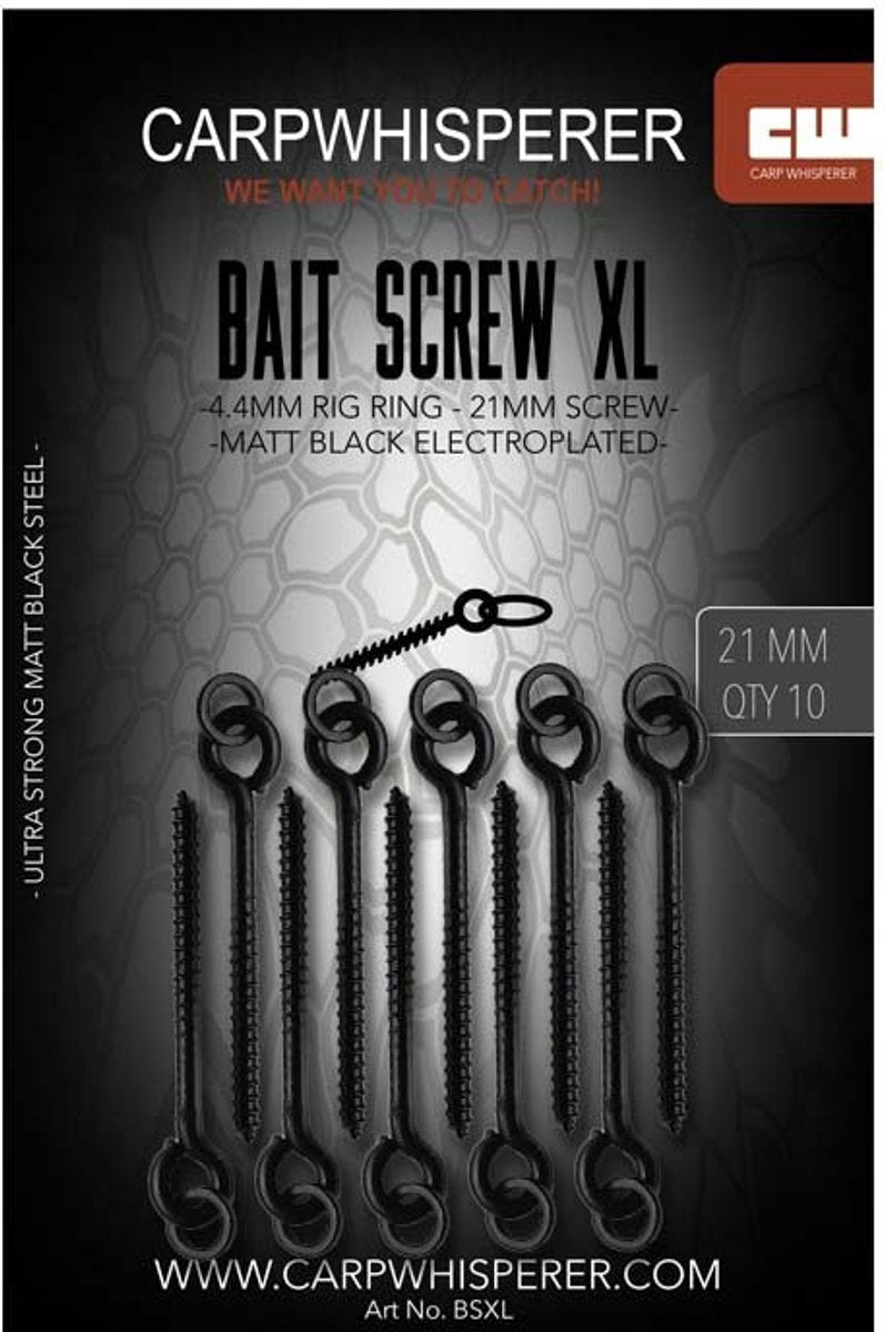 Bait Screw - Extra Long - 21mm - 10pcs
