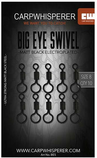 Big Eye Swivel - 10pcs - Matt Black