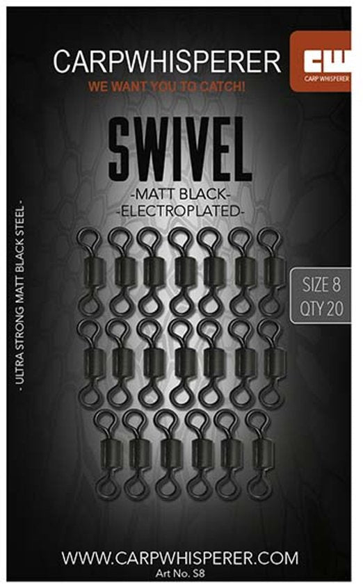 Carp Swivels - 20pcs - Size 8