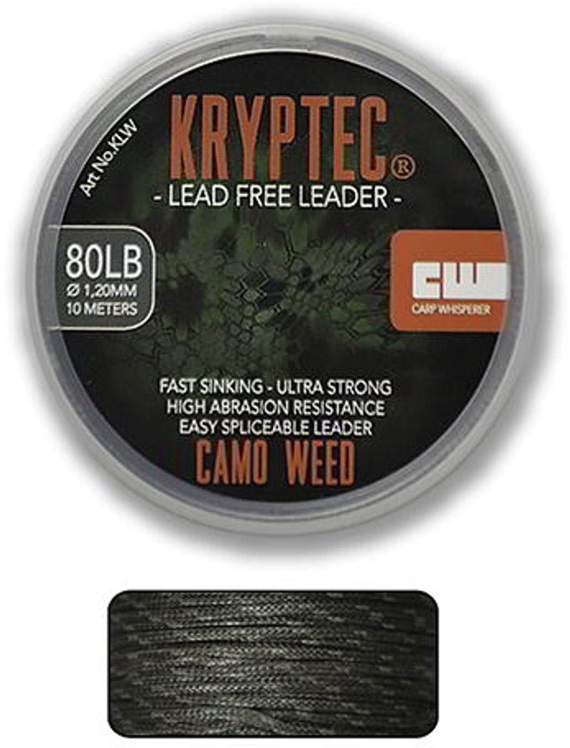 Lead Free Leader - 10m - 80lb - Weedy Green