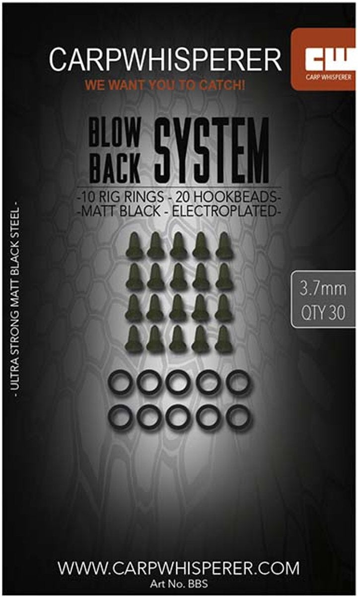 Round Rig Rings - Blow Back System - 10pcs - Weedy Green