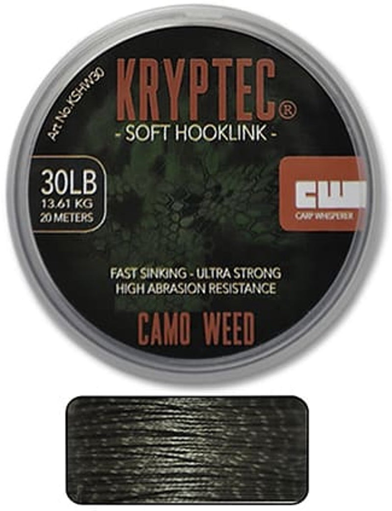 Soft Hooklink - Weedy Green - 20m