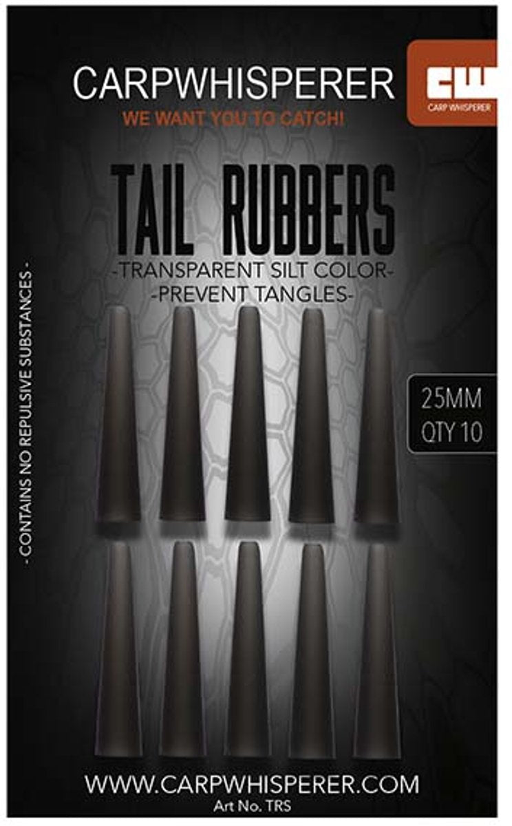 Tail Rubbers - Weed - 25mm - 10pcs