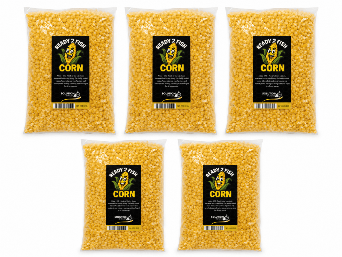 CC Solution Boilies 25kg Mais - Kant en Klaar - Bulk Deal - KarperCentrale