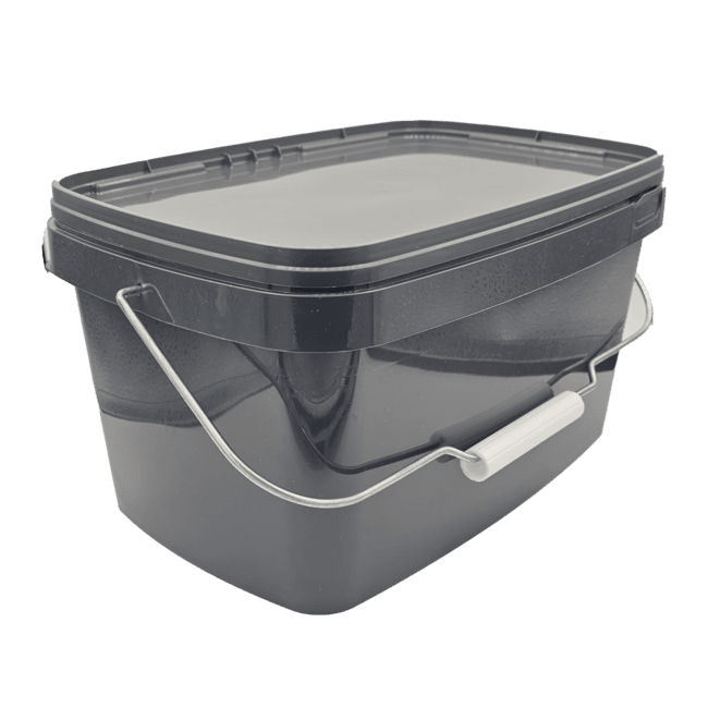 Grey Bucket - 5L - With handle - Recycled Plastic