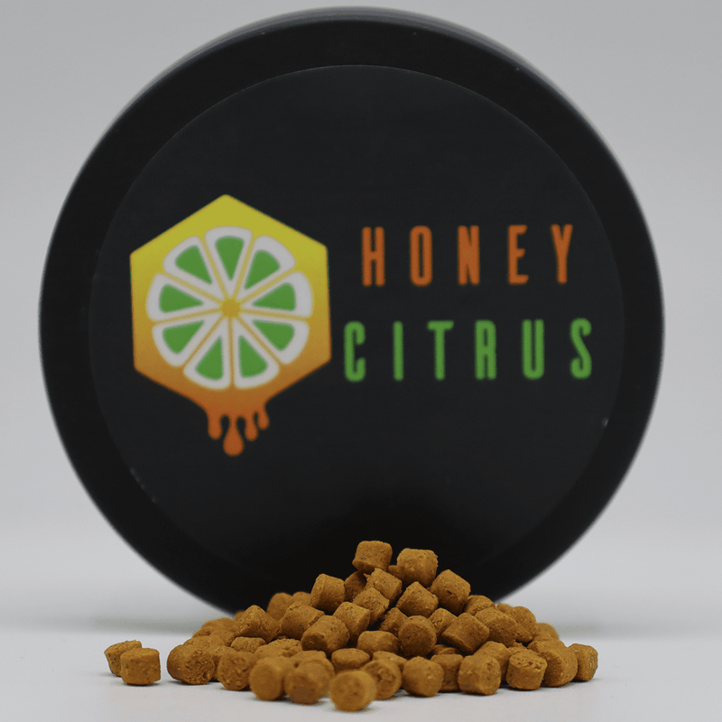 Honey Citrus - Hard Feeding Pellets - 1KG - 4mm - Geel