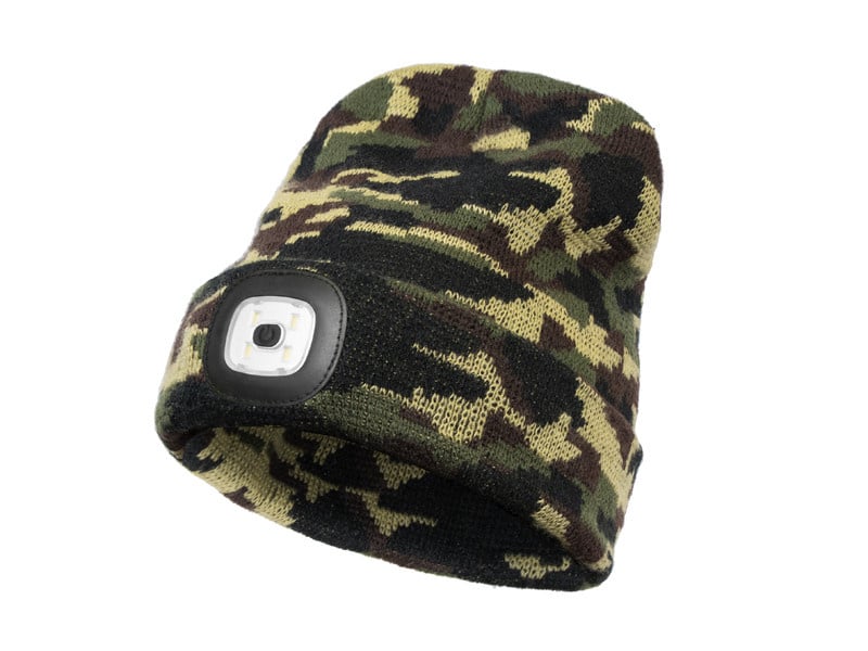 Delphin CamouLED – Winter Beanie – LED Licht – Wintermuts - KarperCentrale