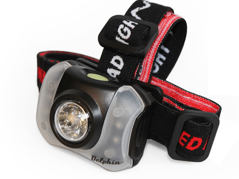 Polar X - Hoofdlamp - Rood & Wit LED