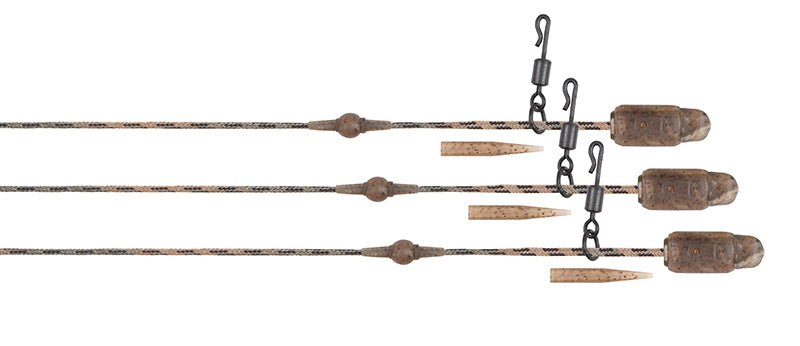 Edges - Camo - Heli-Clip Leaders - 3 stuks