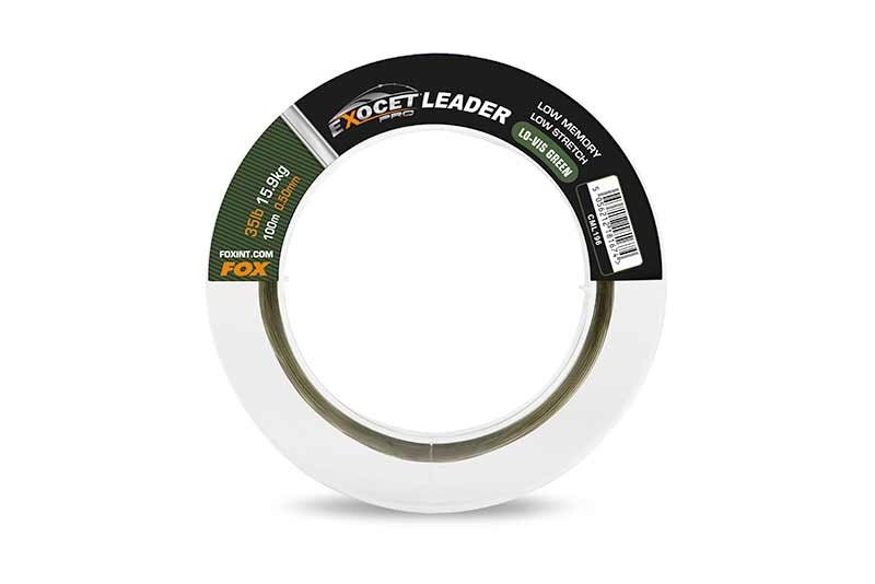 FOX Exocet PRO - Low Vis Green - Snag & Shock Leader - KarperCentrale