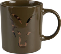 Green and Camo Head Ceramic Mok