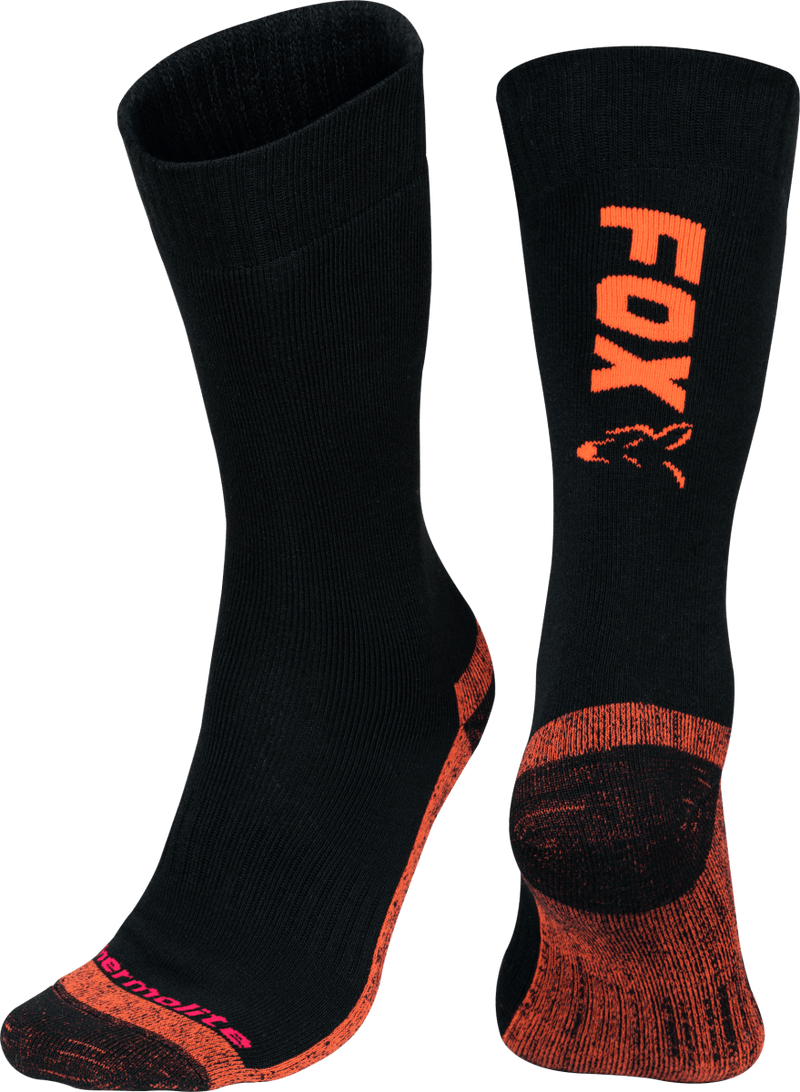 Thermolite Long Sock black orange