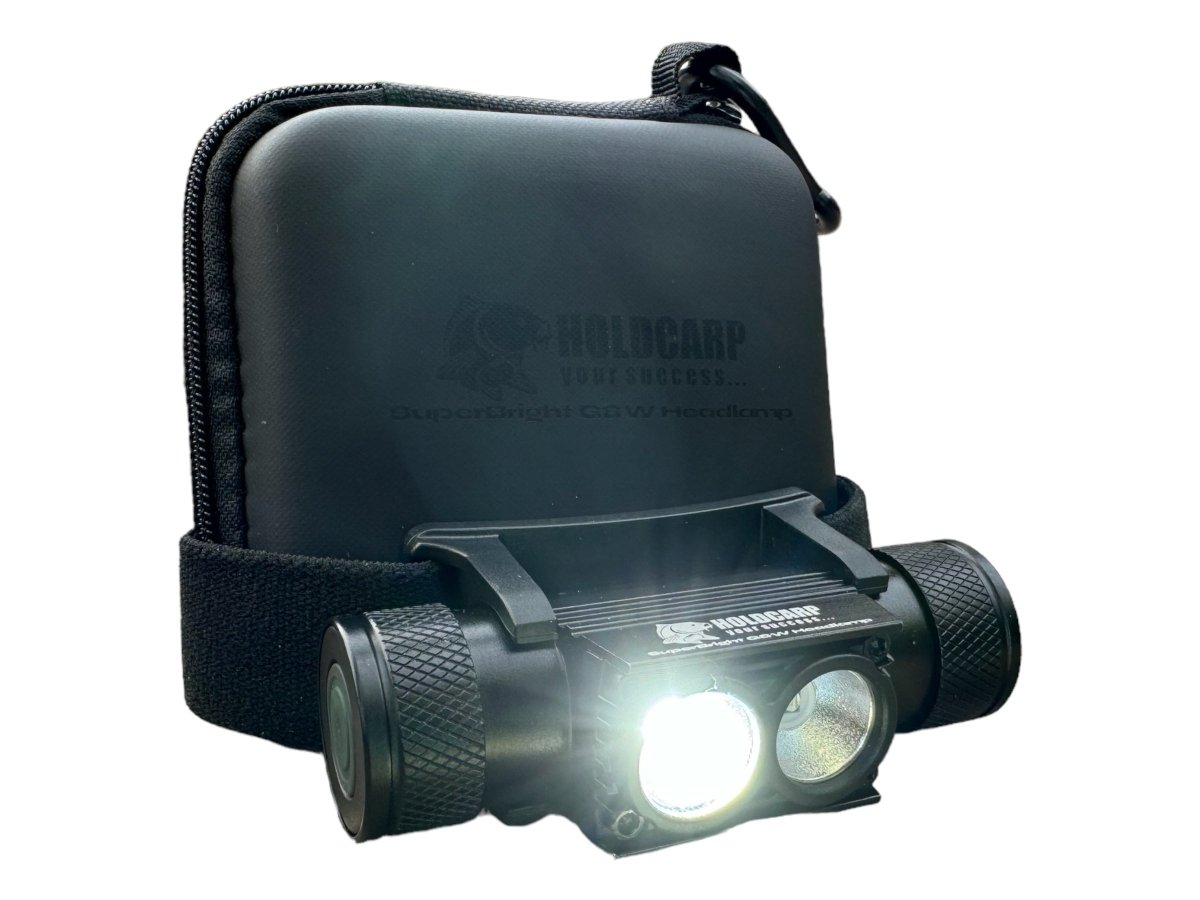 HOLDCarp Headlamp - Rechargeable - Green/White LED - KarperCentrale