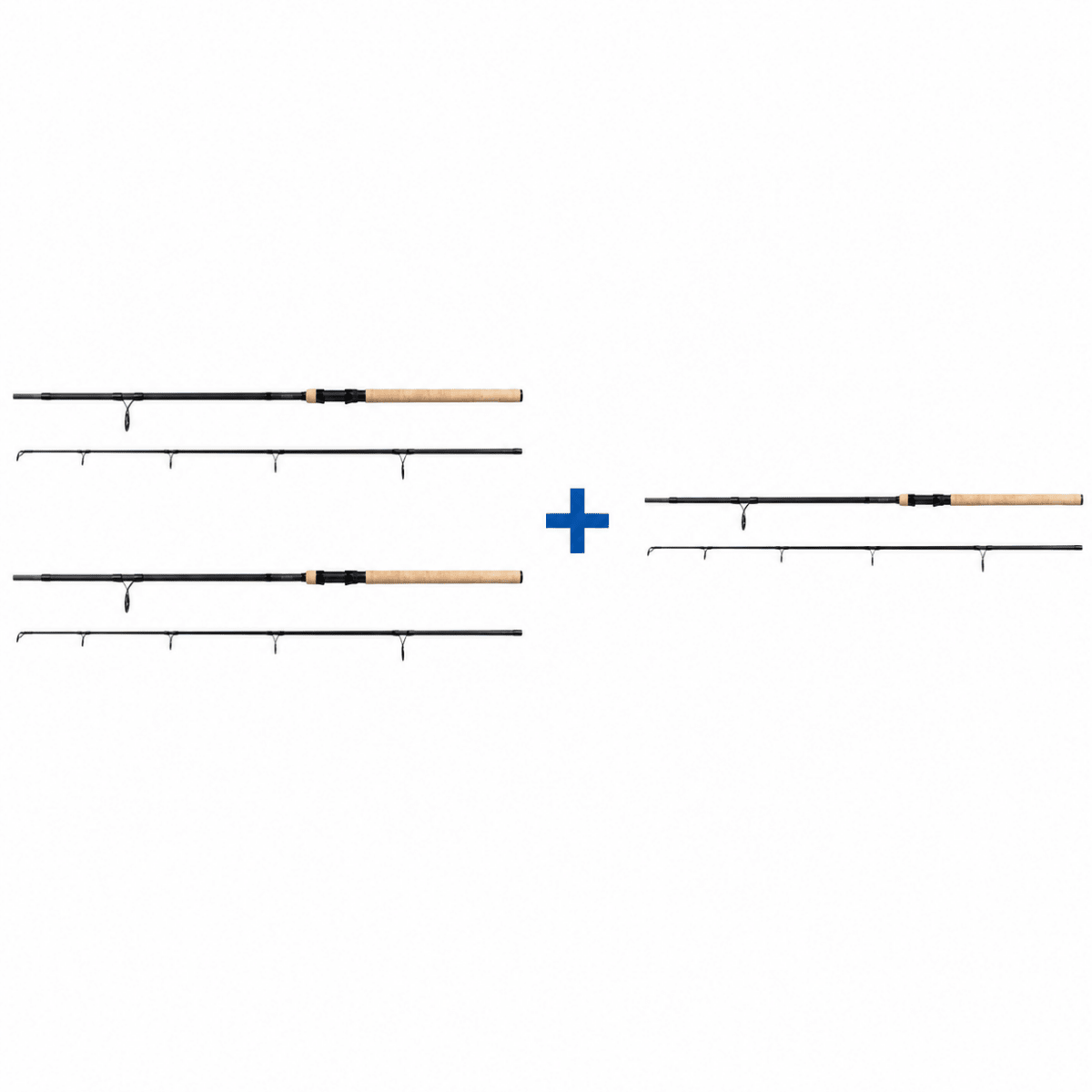 JRC Defender - 12ft - 3.00lb - Cork - 2+1 gratis - KarperCentrale