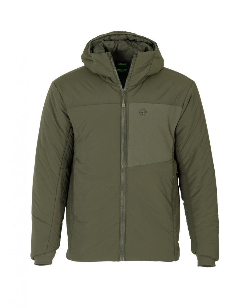 Insulated Hooded Jacket - Dark Olive