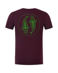 Mandala Tee - Burgundy