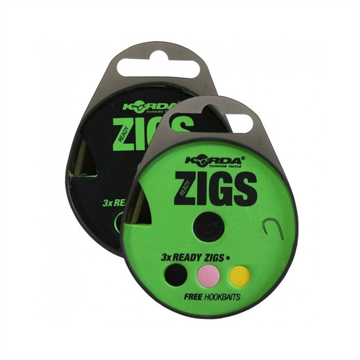 Korda Ready Zigs - Haakmaat 10 - Barbless - 3 stuks - KarperCentrale