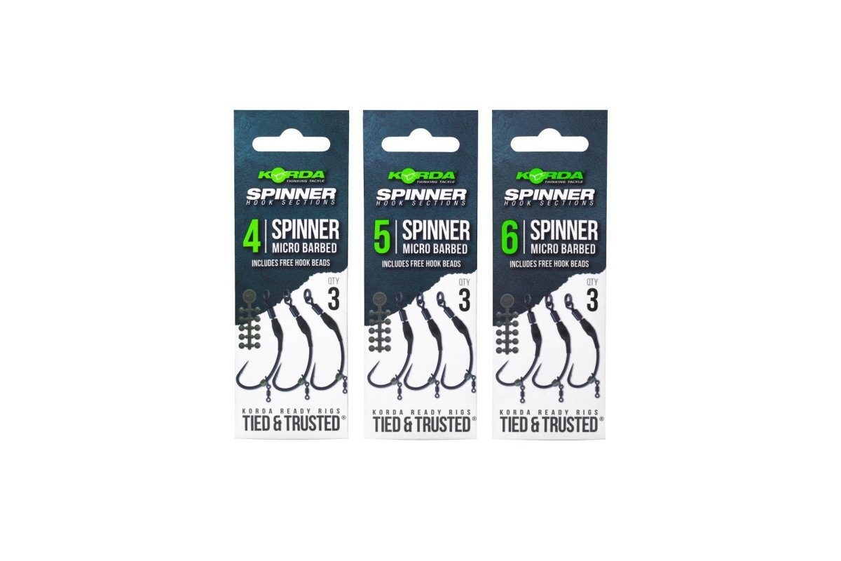 Korda Spinner Hook Sections - Spinner - Microbarb - KarperCentrale