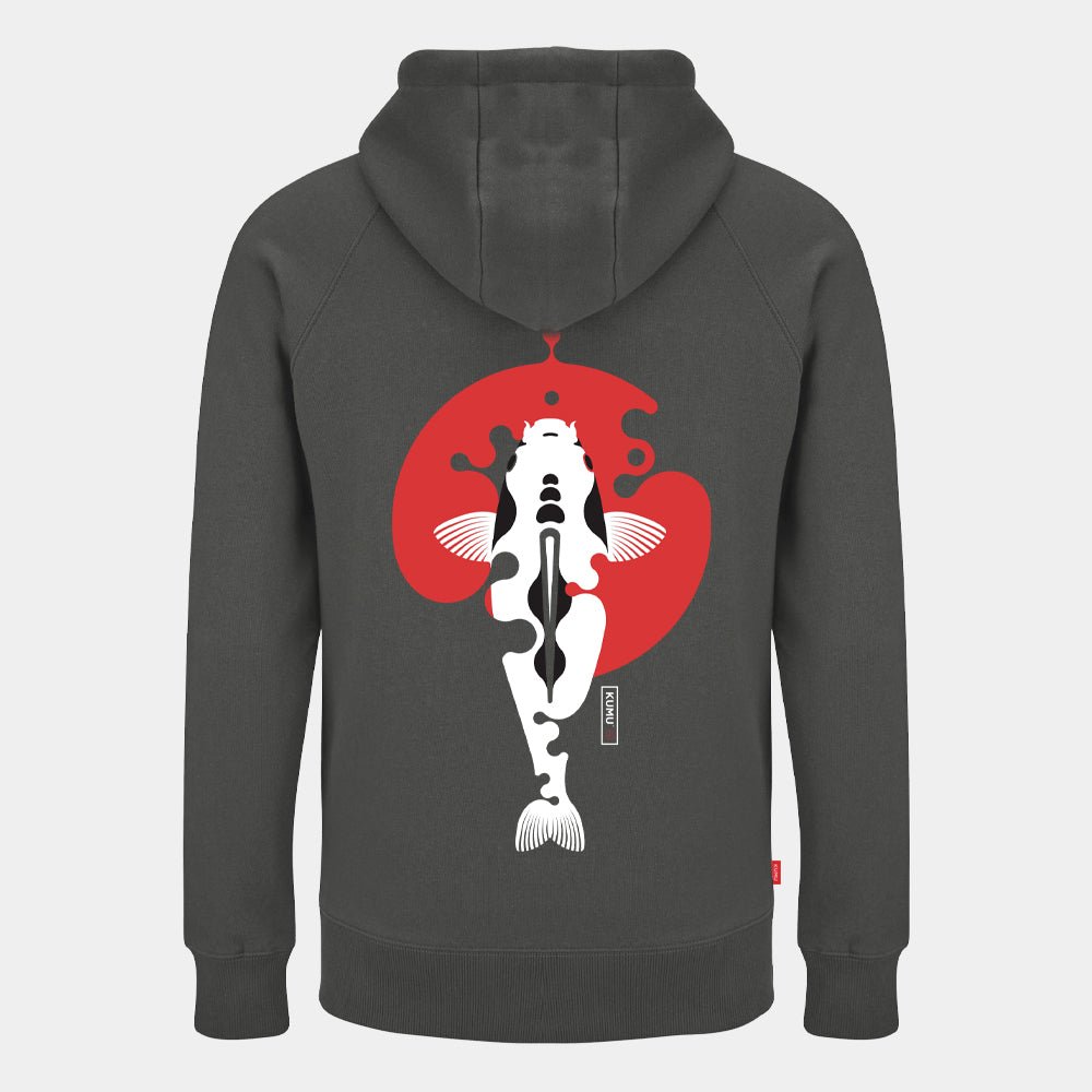 Kumu Hoodie - Rising Sun - Grey - KarperCentrale