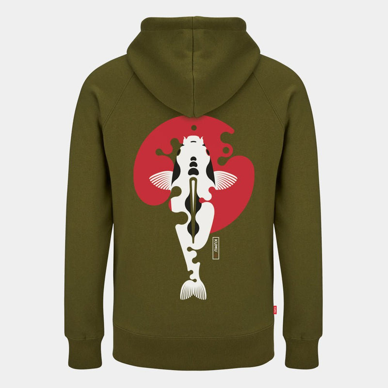 Rising Sun Hoody - Koi Design