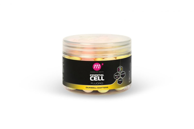 Essential Cell - Fluoro Dumbell Wafters - 12 x 15mm - Mixed colours