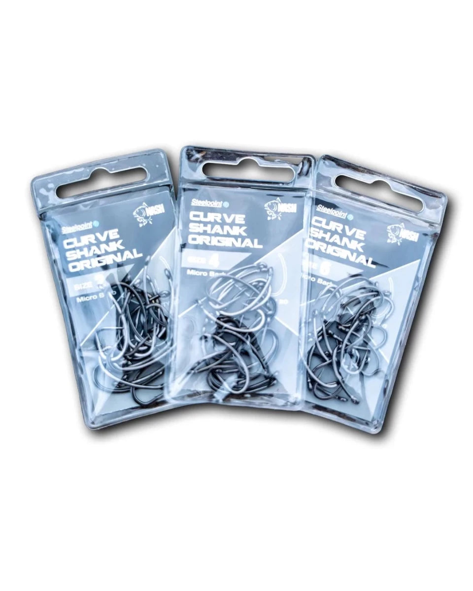 Nash Tackle Curve Shank Hook - Original - 20pcs - KarperCentrale