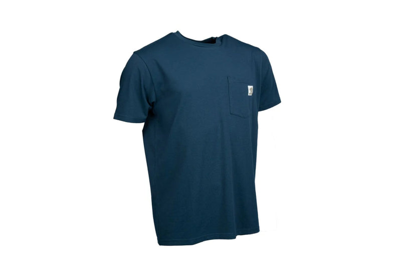 Make It Happen - Badge Pocket T Shirt - Marine blauw