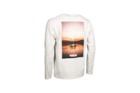 Nash Tackle Make It Happen - Sunset Long Sleeve T Shirt - Ecru - KarperCentrale