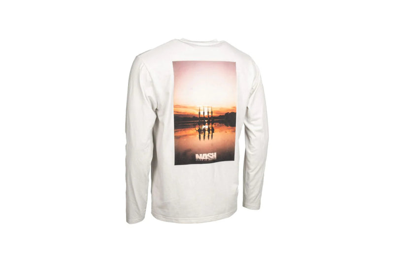 Make It Happen - Sunset Long Sleeve T Shirt - Ecru